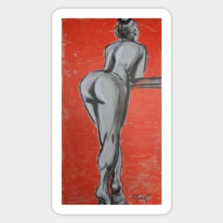 Posture 5 - Female Nude Sticker